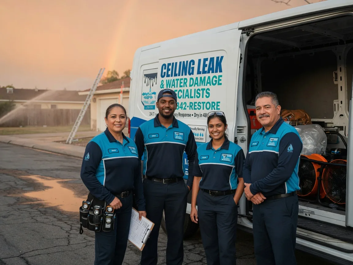 Ceiling Leak Cleanup company in Luana, IA