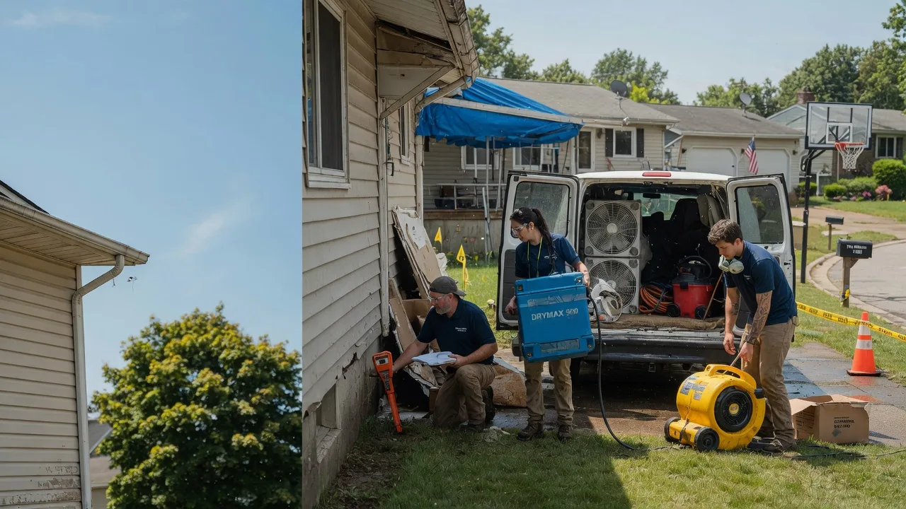 Ceiling Leak Cleanup in Luana, IA near me